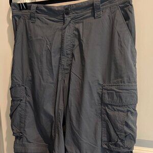 REI nylon convertible shorts pants MEN 34L GRAY